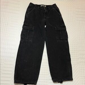 Levi's Women's Black Cargo ‘94 Baggy Jeans